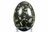 Polished Chinese Writing Rock Egg - Philippines #308742-1